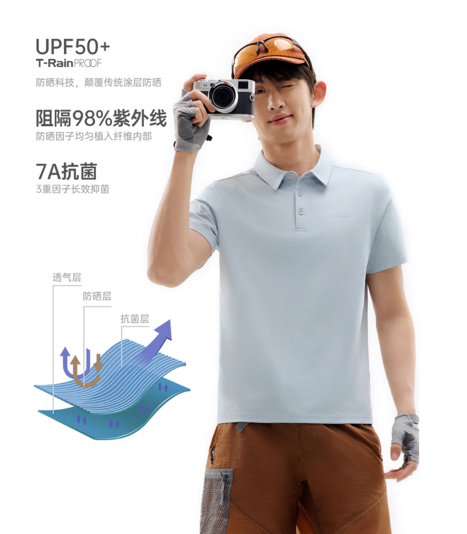polo户外短袖