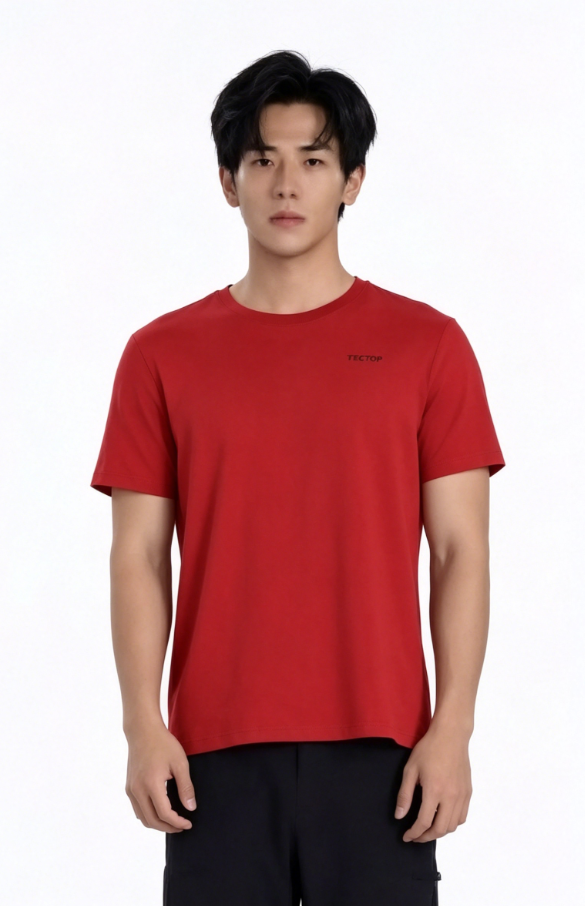 620801TX Men's Cotton Crewneck Short Sleeve T-Shirt