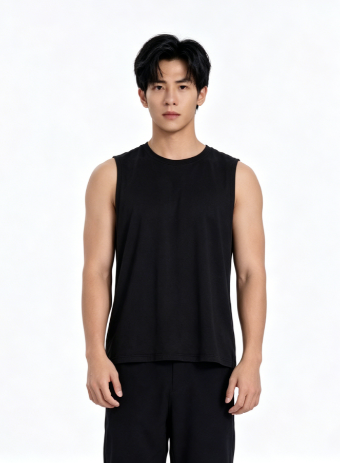 620215TX Men's Crewneck Tank Top