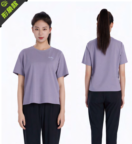621244TX  Women's Cotton Crewneck Short Sleeve T-Shirt