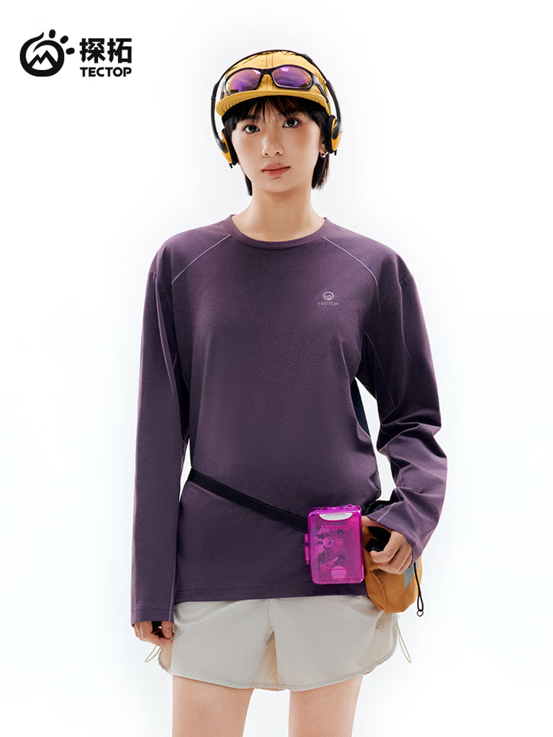 圆领长T 男女同款