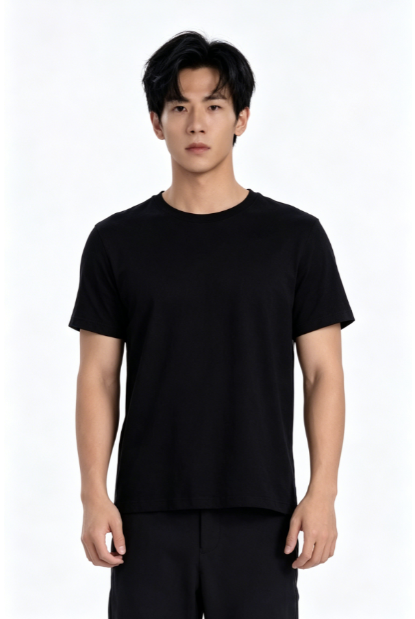 620801TX Men's Cotton Crewneck Short Sleeve T-Shirt