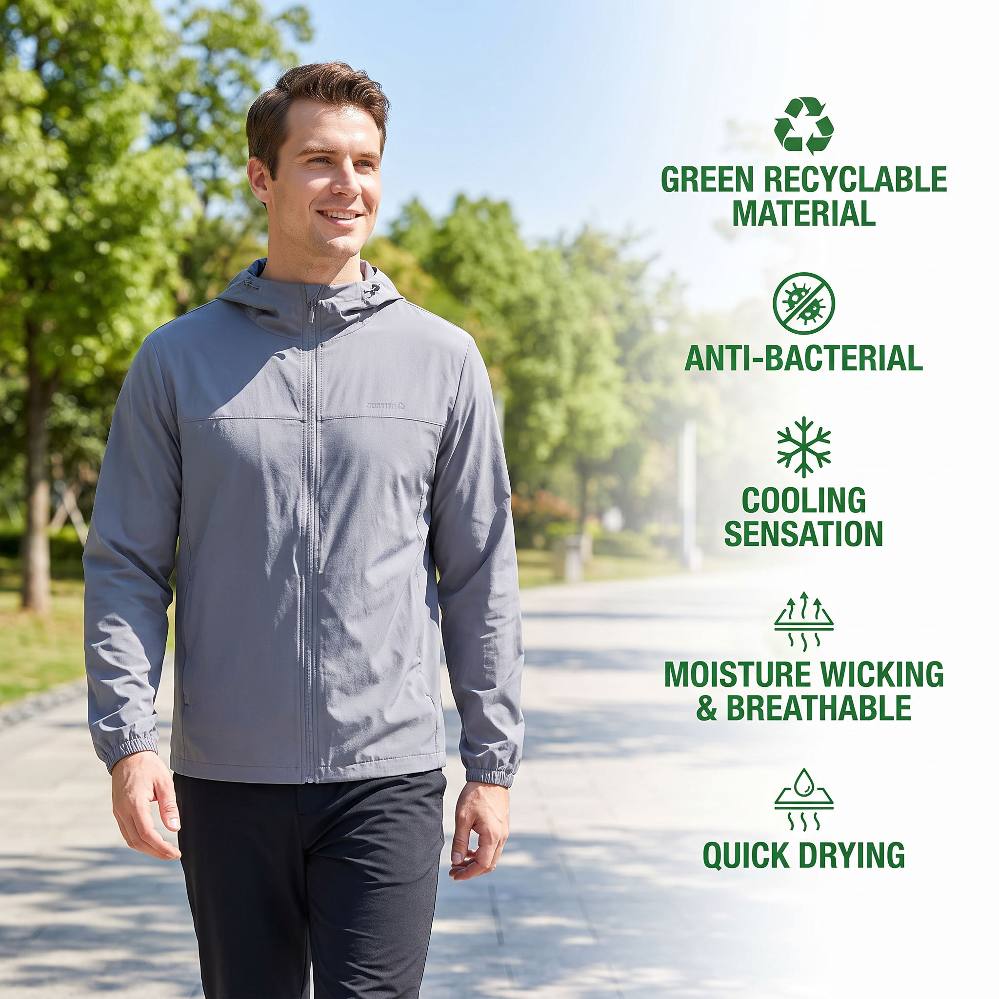 620403PF Men's Sun Protection Jacket